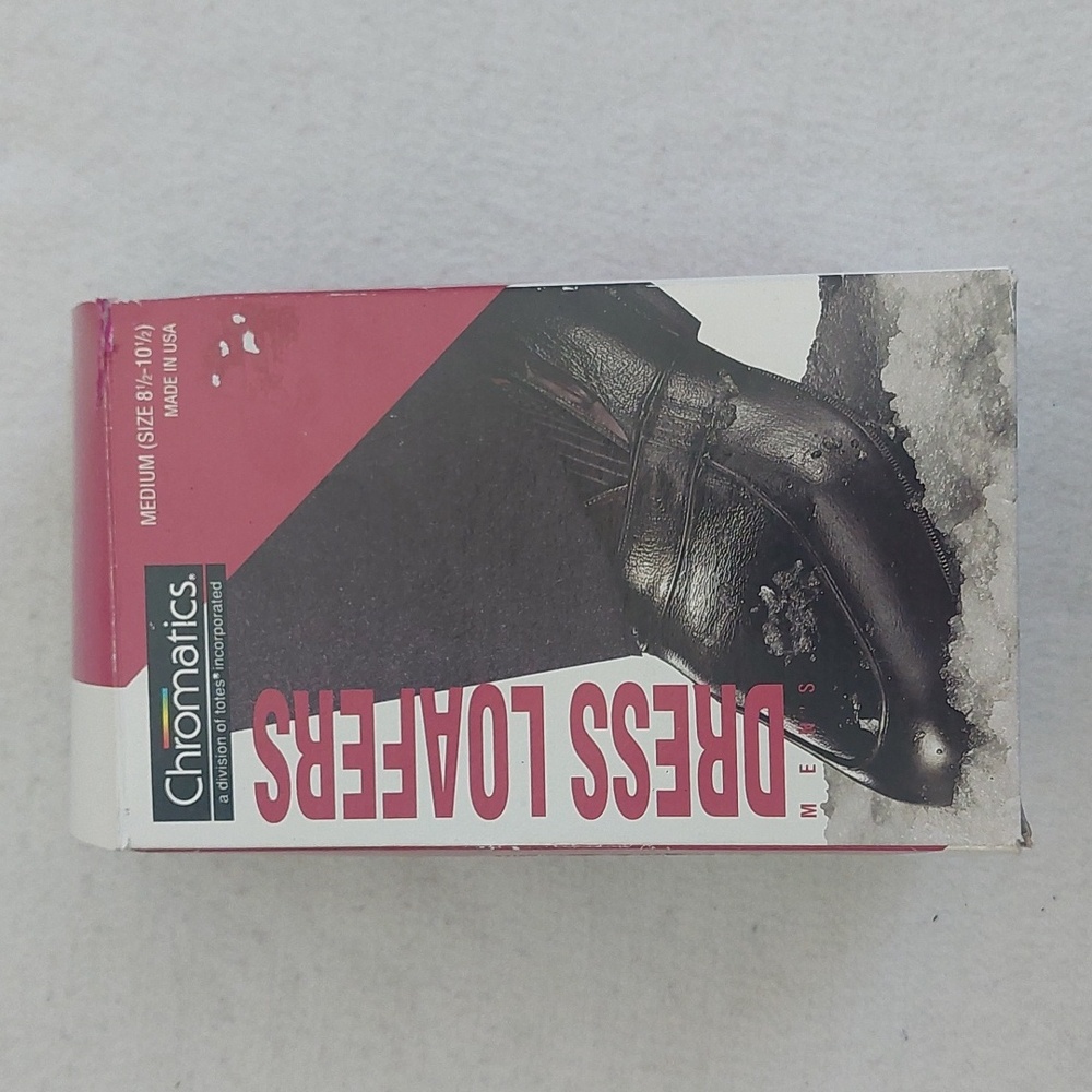 CHROMATICS Black Mens's Dress Loafers Slip-Ons NIB